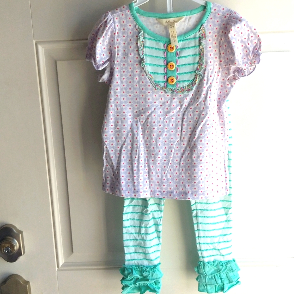 Matilda Jane Floral Ruffle Set